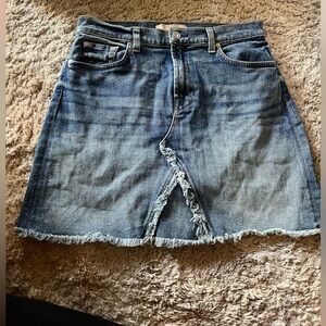 7 for all mankind mini skirt size 28